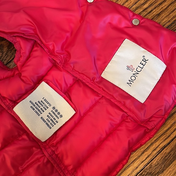 Pink Moncler 4T Puffer Vest - Picture 8 of 9